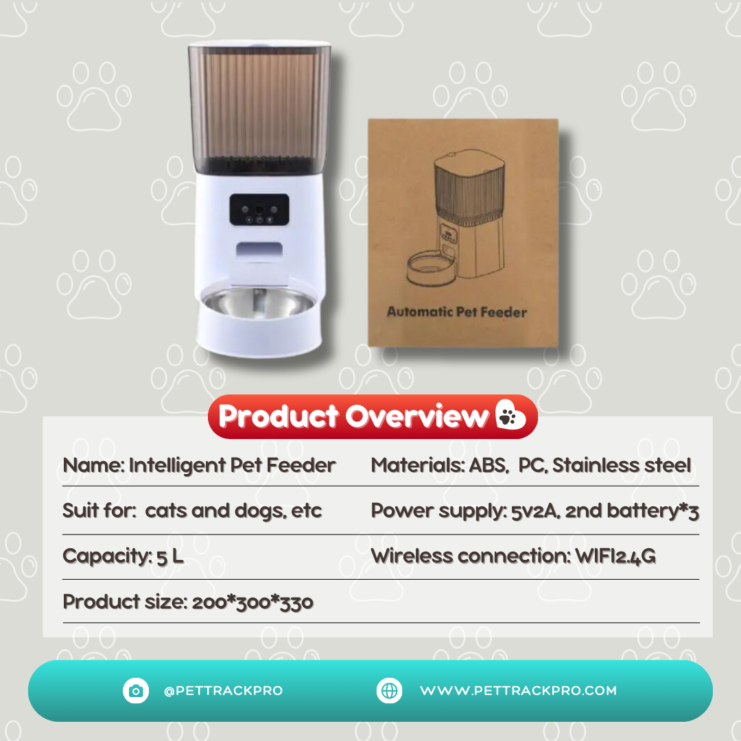 Intelligent Pet Feeder With Camera Dry Food Video Dispenser Pet Smart Voice Recorder Auto Feeder For Dog