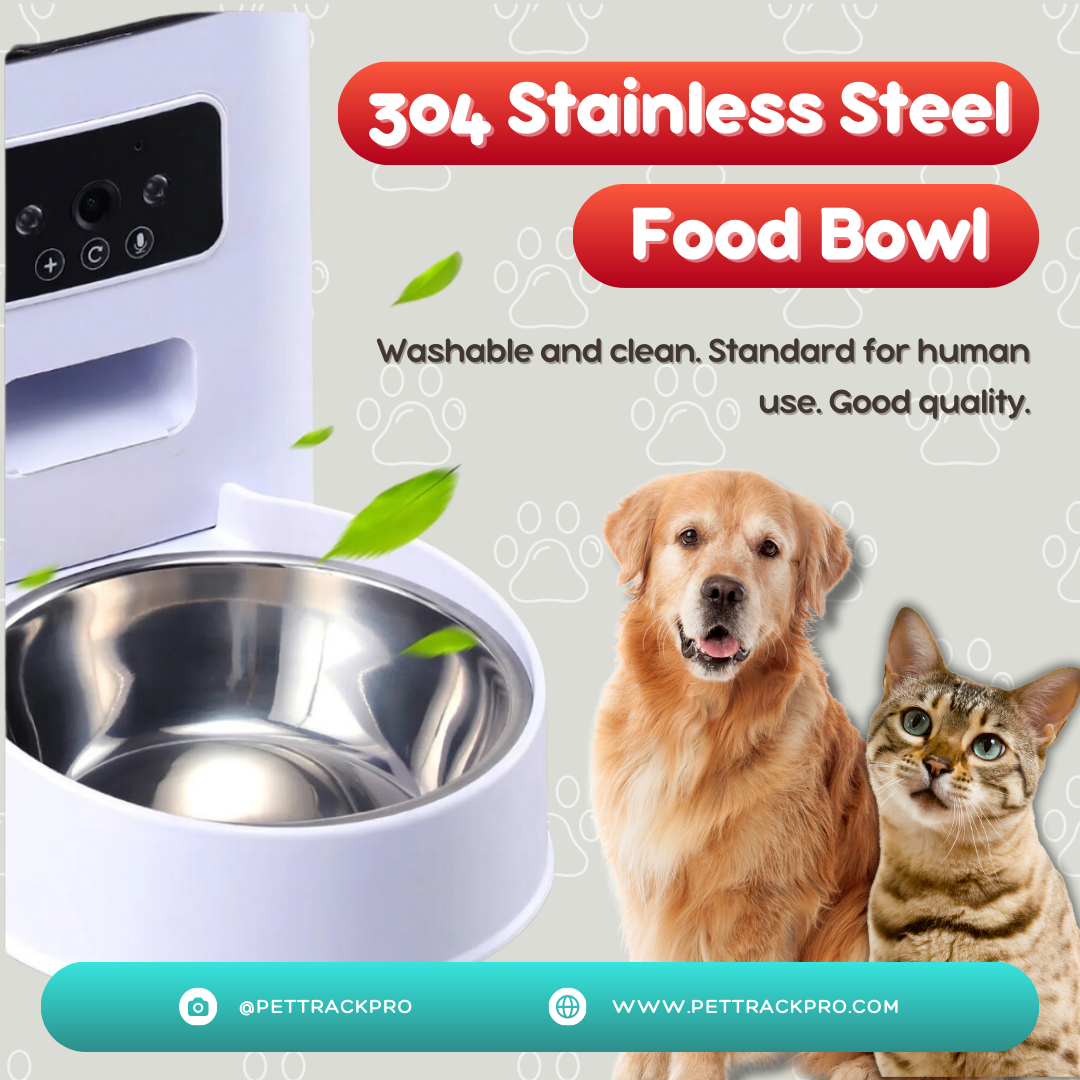 Intelligent Pet Feeder With Camera Dry Food Video Dispenser Pet Smart Voice Recorder Auto Feeder For Dog