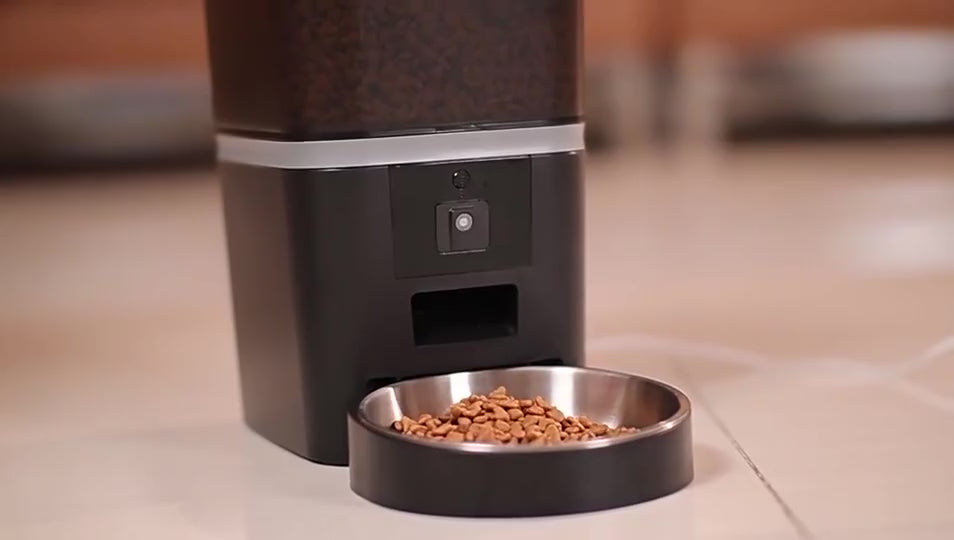 Intelligent Pet Feeder With Camera Dry Food Video Dispenser Pet Smart Voice Recorder Auto Feeder For Dog